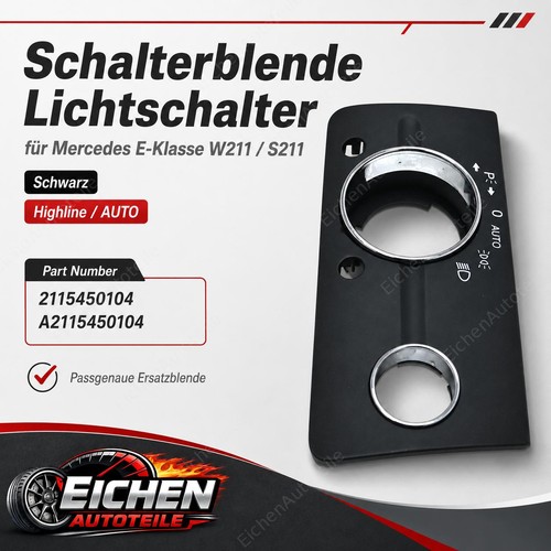 Lichtschalterblende für